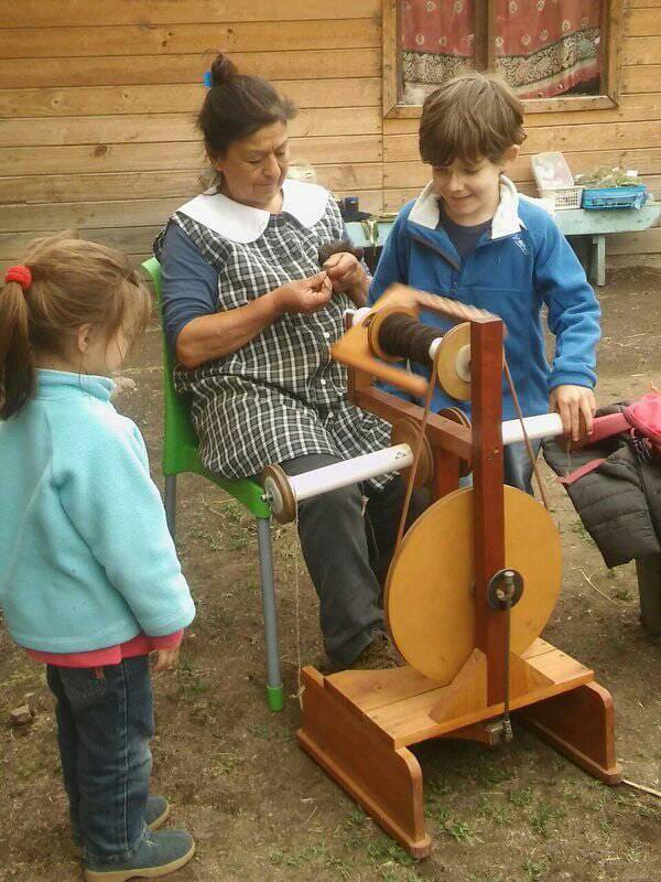 Familia anfitriona de San Ceferino en la estepa patagonica